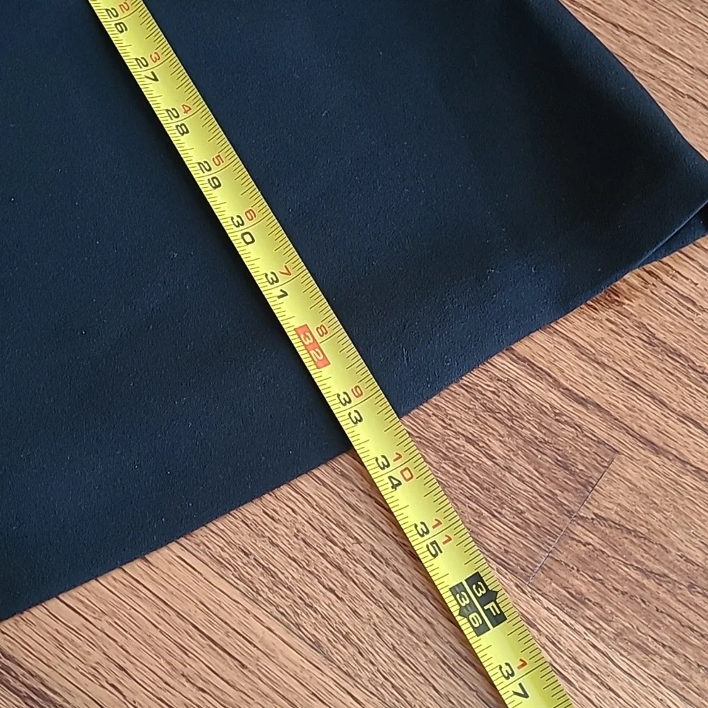 White House/Black Market Classic Black Dress with Long Crepe Sleeves - Size 4 - Picture 11 of 13